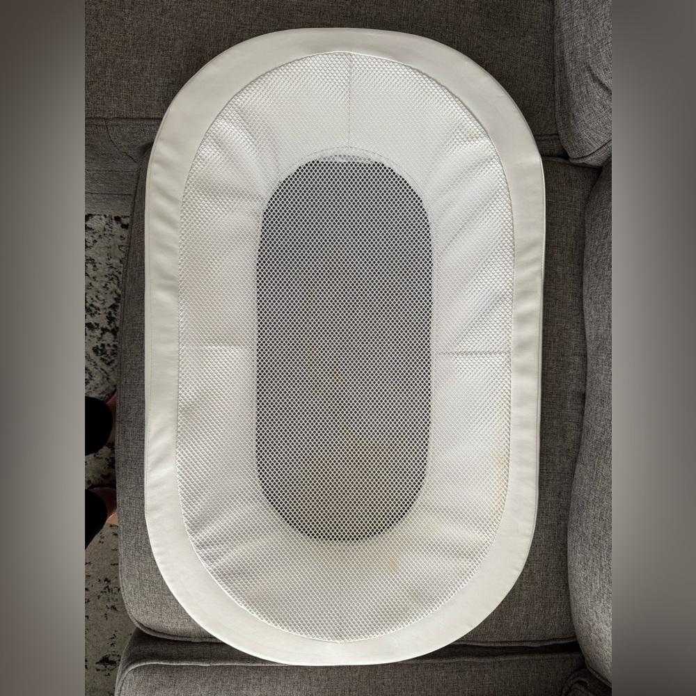 White Baby Bassinet Insert